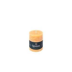 Spaas Bougie Pilier Rustique 70/95 mm 35h - couleur sable