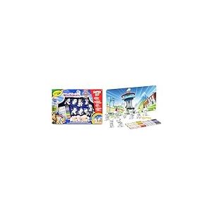 CRAYOLA - Washimals Pat' Patrouille, Super Coffret d’Activités avec 8 Chiots, 12 Feutres Lavables, Fond à colorier et Brosse, Jeu et Cadeau pour Enfants, à partir de 3 Ans, 74-0251