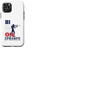 Biathlon Ski de Fond & Tir à la Carabine Team France Coque pour iPhone 11 Pro