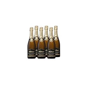Malesan Brut Dégustation - AOP Crémant de Bordeaux - Méthode Traditionnelle - Lot de 6 bouteilles x 75 cl