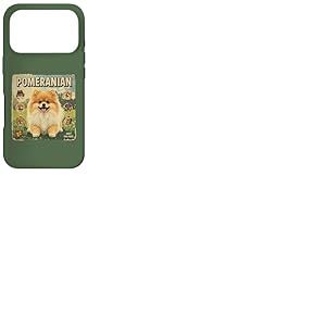 Portrait dr&ocirc;le de Chien Pom&eacute;ranien pour Maman et p&egrave;re de Chien Coque pour iPhone 17 Pro