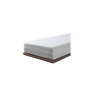 Savel - Housse de Matelas élastique et Respirante | 135 x 190/200 | Protecteur/Couvre-Matelas Ajustable avec Fermeture éclair. Tissu résistant en Coton. Hauteurs de Matelas allant jusqu'à 30 cm