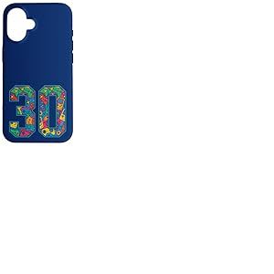 30e Anniversaire Trente Jeux vid&eacute;o de Joueur Coque pour iPhone 16