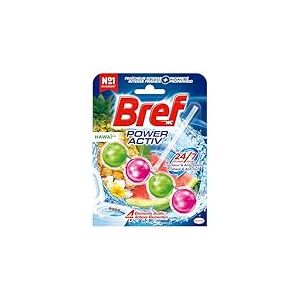 Bref WC Power Activ' Exotic Hawaï – 1 Bloc WC (50g) – Produit Nettoyant WC – Anti calcaire Mousse Nettoyante