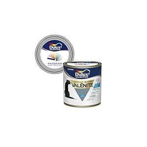 Ma Couleur Sur-mesure par Dulux Valentine – Peinture Laque Glycéro - Grande résistance pour boiseries et ferronneries - Mat Bleu Gris 0,5 L