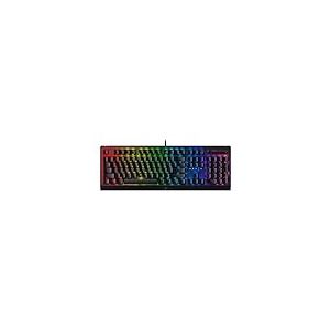 Razer BlackWidow V4 X (Interrupteur Jaune) Clavier mécanique de Jeu avec Chroma RGB (Commutateurs mécaniques Jaunes, 6 Boutons Macro dédiés, Touches ABS à Double Injection) IT-Layout,