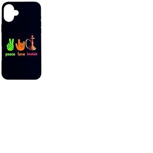 Peace Love Hookah Cool Smokah Smokers Coque pour iPhone 16 Plus