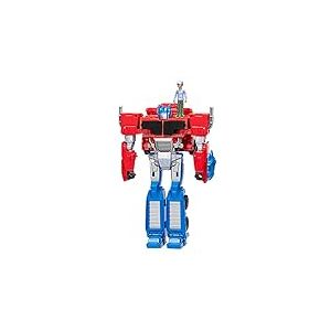 Transformers EarthSpark, Figurine Spin Changer Optimus Prime de 20 cm avec Figurine Robby Malto de 5 cm, dès 6 Ans