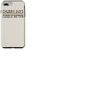 Chubby Guys Cuddle Better Drapeau Gay Bear Pride Coque pour iPhone 7 Plus/8 Plus