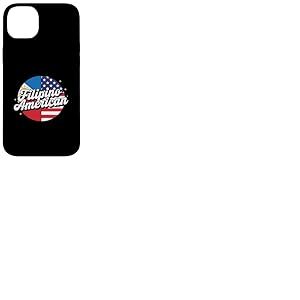 Moitié philippin moitié Drapeau américain américain philippin américain Coque pour iPhone 14 Plus