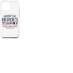 Jour J 6 Juin 1944 Honor The Heroes USA UK Canada France Coque pour iPhone 12 Pro Max