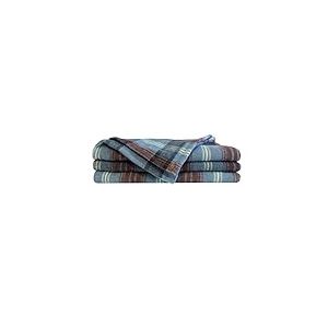 POYET MOTTE Couverture, Laine, Aubergine, 180 x 220