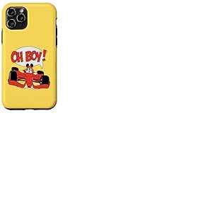 Disney Mickey Mouse Racing Team "Oh Boy!" Race Car Driver Coque pour iPhone 11 Pro