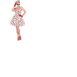 W WIDMANN MILANO Party Fashion - Costume mode ann&eacute;es 50, robe avec jupon et ceinture, rock'n'roll, carnaval