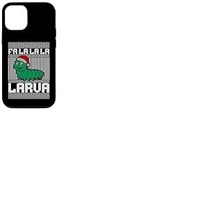 Pull moche Fa la Larva, pull de Noël rigolote Coque pour iPhone 12/12 Pro