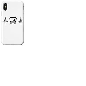 Conduite d'autobus Heartbeat Traffic Coque pour iPhone X/XS
