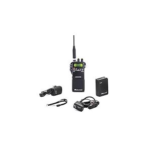 Midland - Radio CB Portable sans Licence Alan 42 DS, Multi Bande pour Tous les Pays EU, Squelch Numérique - Radio Récepteur Émetteur Professionnel AM/FM Prise 2 Pin, Antenne e Autres Accessoires