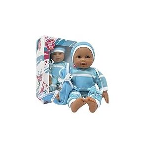 The New York Doll Collection Hispanique Doux Corps Bebe Poupée dans Cadeau Boîte - Poupon Bebe 11 Pouces / 28 cm - Bonus Sucette Incluse