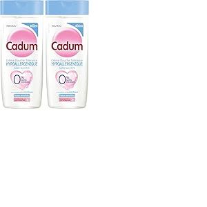 Cadum Cr&egrave;me Douche Tol&eacute;rance Hypoallerg&eacute;nique Sans Sulfate Probiotique, 400.00 ml (Lot de 2)