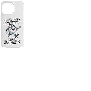 Baseball Is the Way to Happiness Swing, Smile, Repeat Coque pour iPhone 14 Pro Max