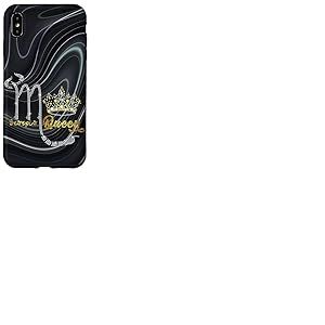 Scorpion Queen Zodiac Anniversaire Glam Astrologie Coque pour iPhone XS Max