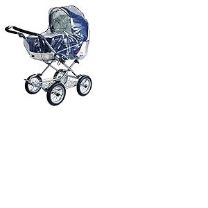 sunnybaby 13220 – Housse de pluie universelle pour poussette, nacelle, sac de transport | fenêtre de contact pour une circulation optimale de l'air | sans substances nocives | qualité : fabriqué en