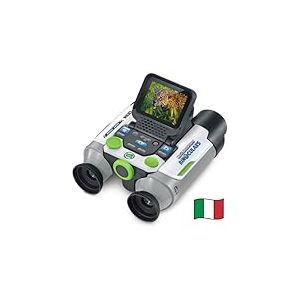 VTech Jumelles vid&eacute;o interactives, Jumelles Enfants avec 6 Modes de Jeu, &eacute;cran LCD Couleur, Plus de 700 contenus BBC int&eacute;gr&eacute;s, Vision Nocturne, Langue Italienne, Piles incluses, 5-12 Ans