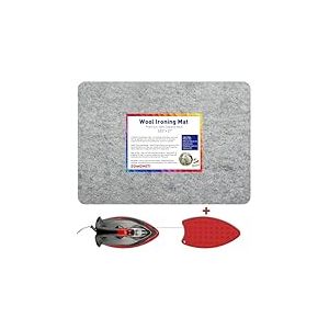 Tapis de pressage 100% Laine feutr&eacute;e de Nouvelle-Z&eacute;lande 43,2 x 34,3 cm &ndash; Tapis de Repassage pour matelassage, Couture, Fournitures et Accessoires