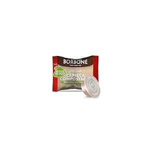 Caffè Borbone Don Carlo Capsule Compostable, Mélange Rouge - 50 Capsules - Compatibles avec les machines à café à usage domestique Lavazza®* A Modo Mio®*