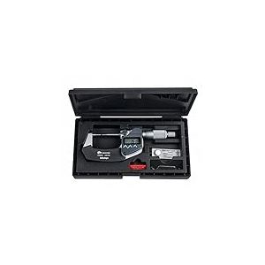 Mitutoyo Micromètre IP65 Digimatic à touches fines étagées, 0-25mm face de mesure 3 mm