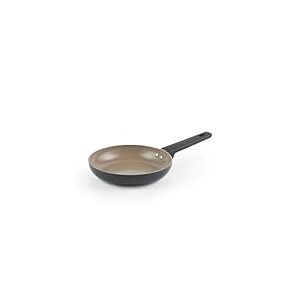 Salter BW12870EU7 Poêle à Frire en Céramique De 20cm – Antiadhésif Corps En Aluminium Recyclé, Sans PFOA Et PFAS, Convient à L'induction, Facile Nettoyer, Poignée Soft Touch, poêle omelette/œuf