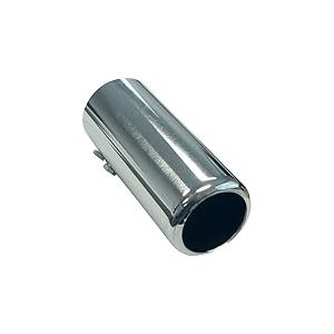 AUTO-STYLE Embout d'&eacute;chappement Acier/Chrom&eacute; - rond 60mm - longueur 150mm - 53-57mm joint