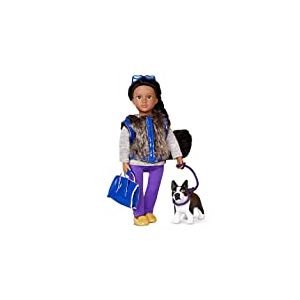 Lori – Mini Doll & Toy Dog – 6-inch Doll & Boston Terrier Pup – Play Set with Outfit, Animal & Accessories – Playset for Kids – 3 Years + – Ilyssa & Indigo