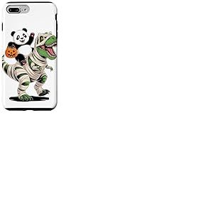 Halloween T-Rex Dinosaure Panda Momie Tyrannosaurus Rex Coque pour iPhone 7 Plus/8 Plus