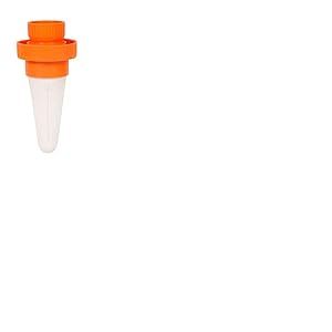 Hozelock Petit C&ocirc;nes d'arrosage en c&eacute;ramique avec Adaptateur &agrave; Visser en Plastique &ndash; Orange, Lot de 4