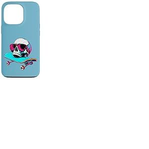Tête de Mort pour Skateboarder/Skater tête de Mort Coque pour iPhone 13 Pro