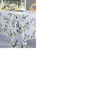 CALITEX Toile cirée Frioul, Vert, 140 x 250 cm