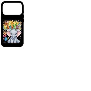 C'est Mon Anniversaire Elephant Kids 3 Ans Fille Coque pour iPhone 17 Pro