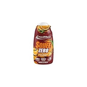 IronMaxx SqueeZero - Sirop sans sucre & zero calorie, Cola Orange 65ml | Boisson sans sucre au go&ucirc;t rafra&icirc;chissant | Pr&eacute;pare jusqu&rsquo;&agrave; 8 litres de boisson zero sucre