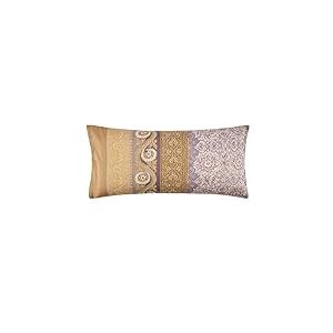 Bassetti Housse de Coussin en Coton Beige 40 x 80 cm