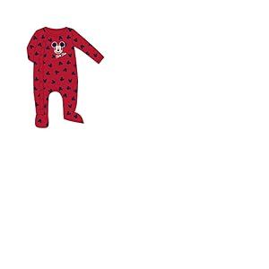 Disney Body B&eacute;b&eacute; (0 &agrave; 24Mois) Grenouill&egrave;re (Bouton Pression) Mickey Doux Mignon Chaud - Combinaison Pyjama Barboteuse Imprim&eacute;e Mixte Fille Gar&ccedil;on Mod&egrave;le DIS BMB 5105B626-S1-12M
