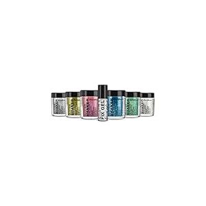 Stargazer Un Superbe Ensemble de 6 Tubes de Paillettes 5 g + Gel Fixant Parfait pour Fans de Paillettes