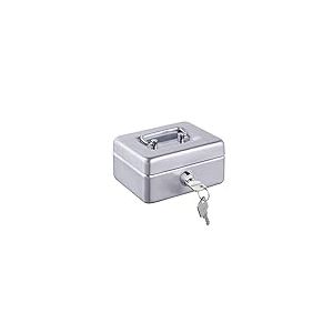 Alco-Albert 850-36 - Mini Box, cassette pour enfants avec fente, 125 x 95 x 60 mm, argent