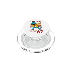 J'Ai 3 Ans, 3e Anniversaire, 67 Ans, F&ecirc;te comme si J'avais 6 Ans, 7 gar&ccedil;ons PopSockets PopGrip pour MagSafe