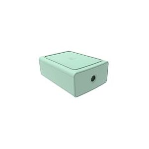 Exacompta - Réf. 315480D - 1 Module de classement Tiny Box 1 tiroir Autentik superposable - Dimensions extérieures : Profondeur 19 x largeur 26,5 x Hauteur 10 cm - Vert sauge