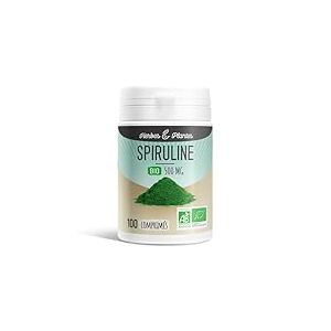Spiruline Bio 100 Comprim&eacute;s 500 mg- Herbes et Plantes
