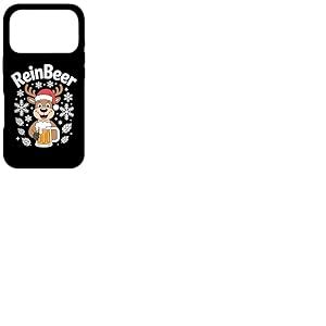 Reinbeer Tasse &agrave; bi&egrave;re Motif Renne Coque pour iPhone 17 Pro