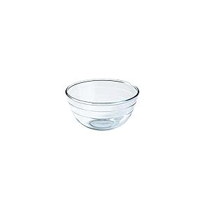 Arcusine Bol en Verre Borosilicate, Transparent, 1 l