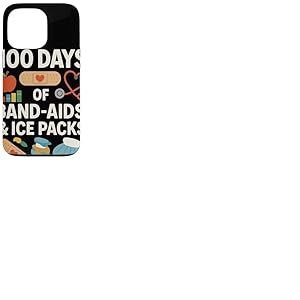 100 Days of Band Aids and Ice Packs Infirmi&egrave;re Scolaire Coque pour iPhone 13 Pro
