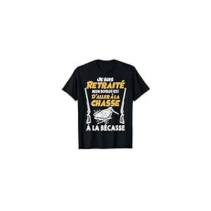 Gibier B&eacute;casse Cadeau Chasse &agrave; La B&eacute;casse Retrait&eacute; Chasseur T-Shirt